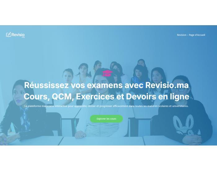 Revisio.ma : Plateforme éducative interactive au Maroc